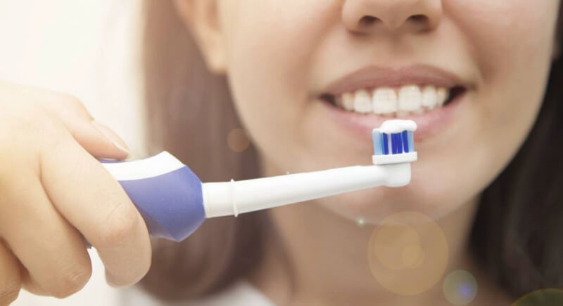 The electric toothbrush when traveling